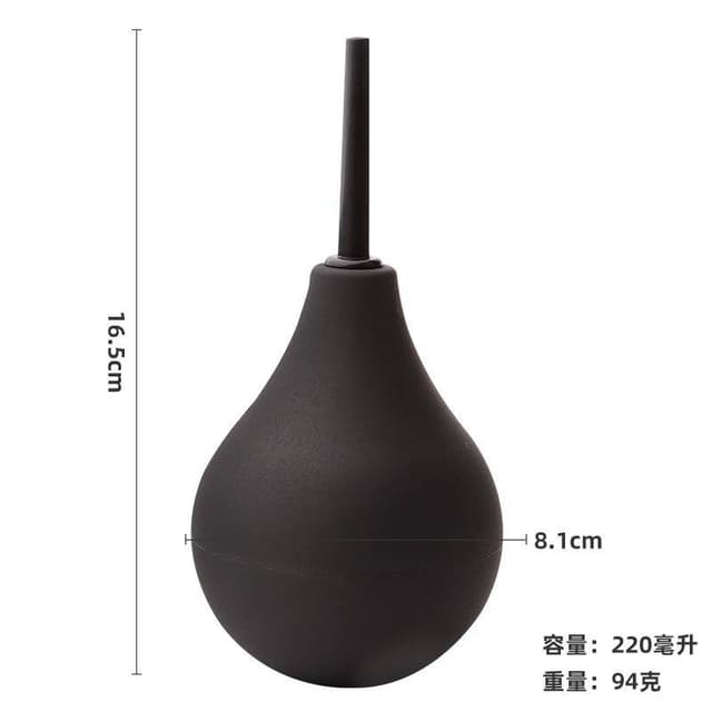 Enema ball black