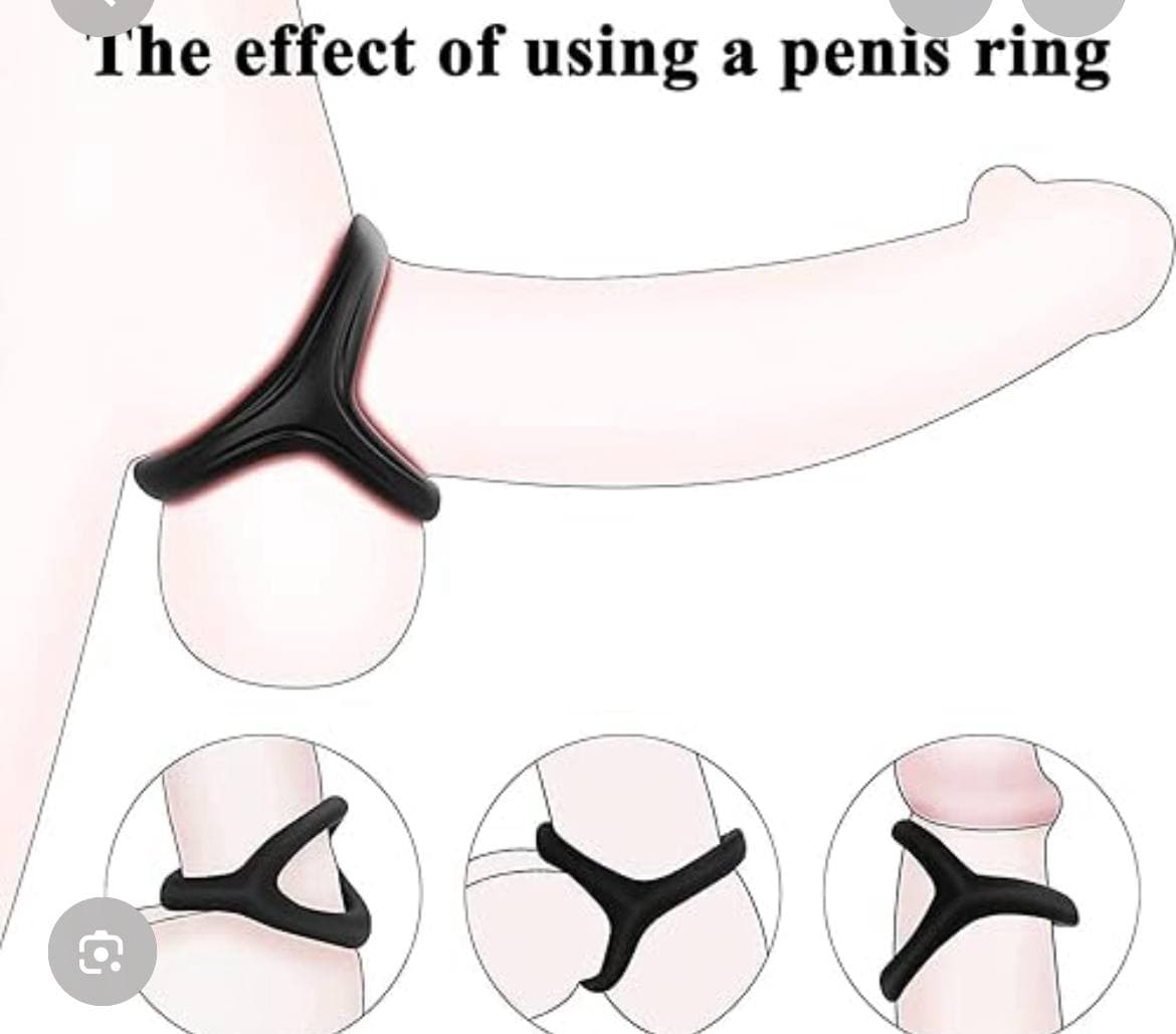 Triangular lock cockring