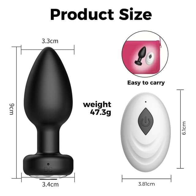 Anal Plug Small (Vibrating)