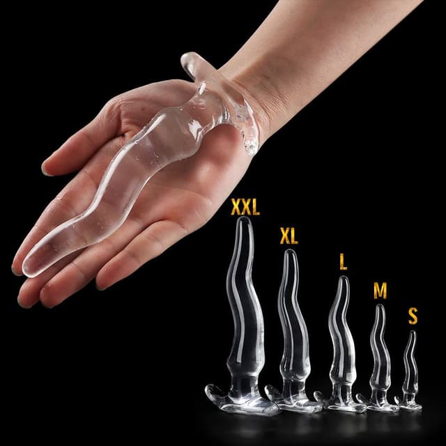 Transparent Anal Plug (4 sizes)